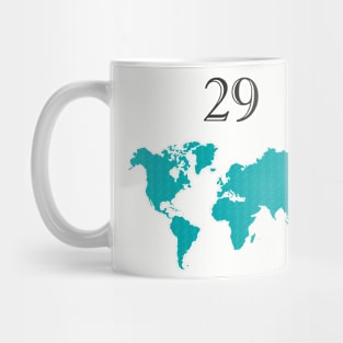 My Number 29 & The World Mug